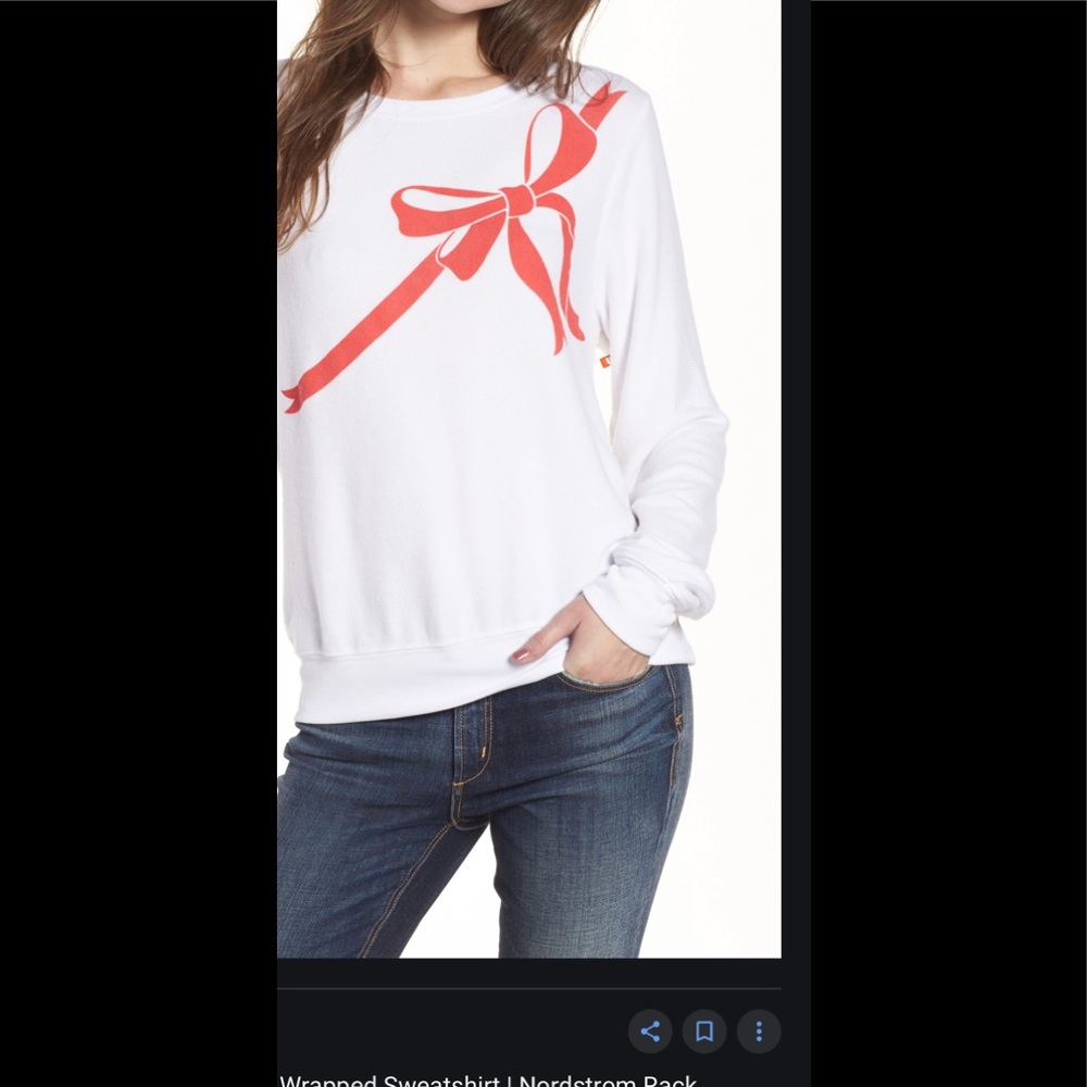 Wildfox Gift wrapped present sweatshirt